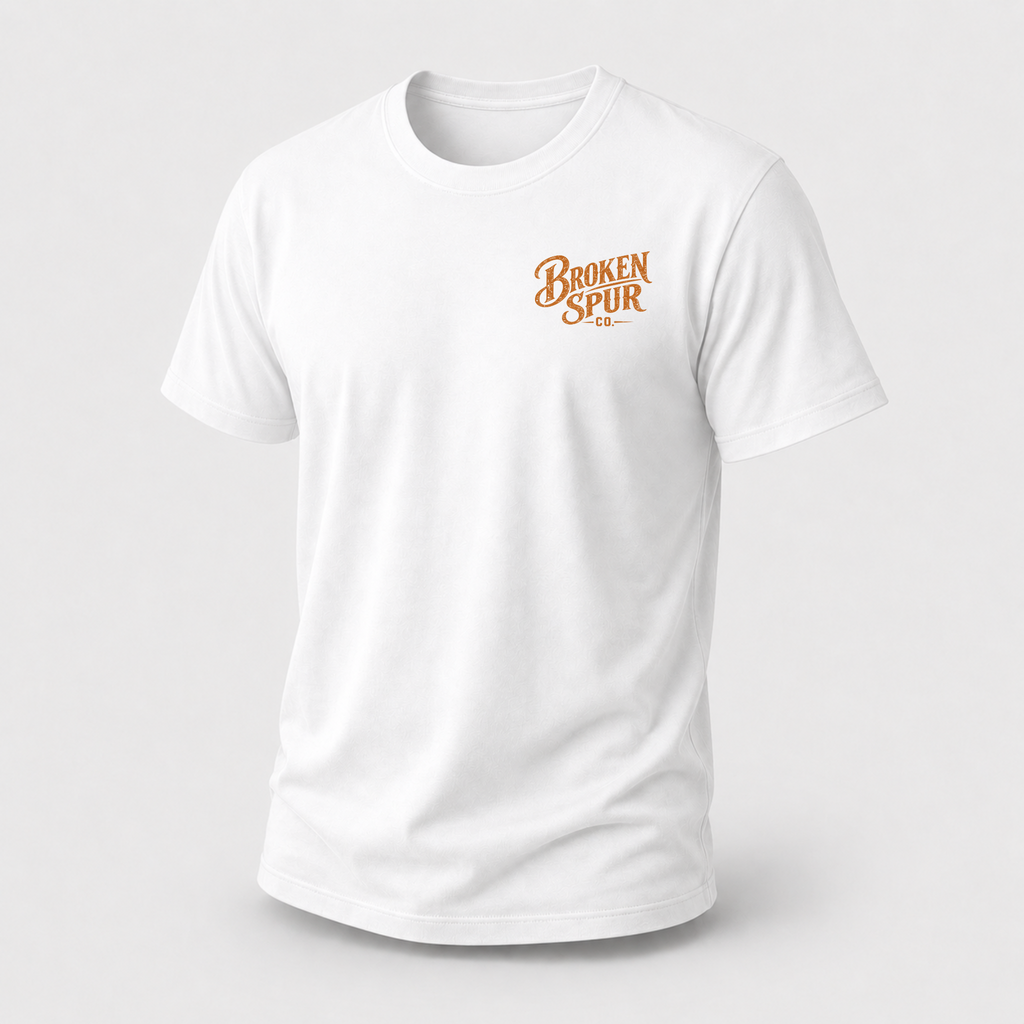 Better Company Ranch Dog T-shirt featuring an old ranch truck, loyal dog and Good Hands Better Company artwork